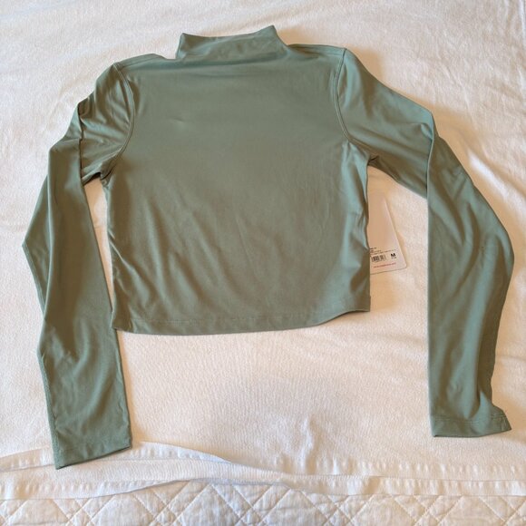SET OF 2 Yogalicious Zenly Evelyn Crop Mock Neck Long Sleeve Tops Size Medium - Picture 3 of 9
